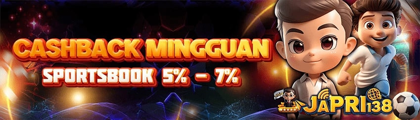 CASHBACK SPORTSBOOK JAPRI138